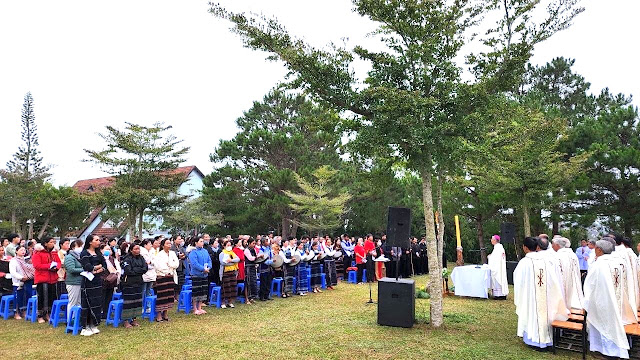 Caritas Đà Lạt Tổ Chức Thánh Lễ Ngoài Trời Trong Tuần Lễ Laudato si'