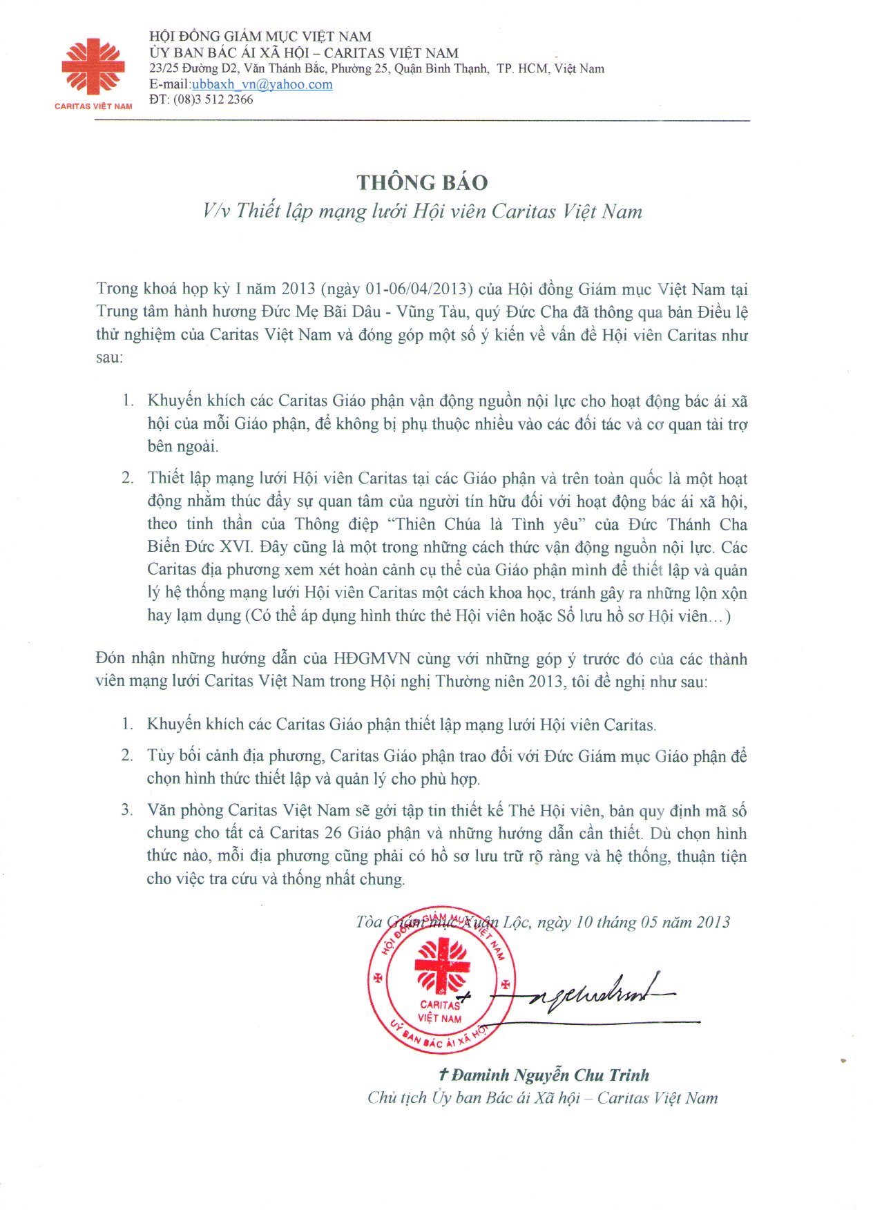 Thông Báo Thẻ Hội Viên