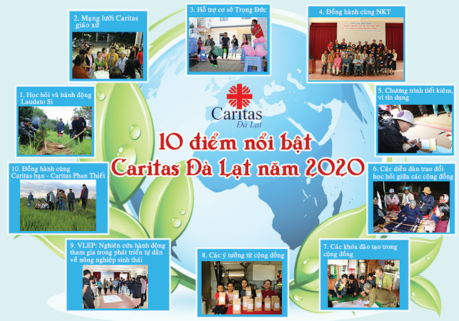 10 điểm nổi bật của Caritas Dalat năm 2020